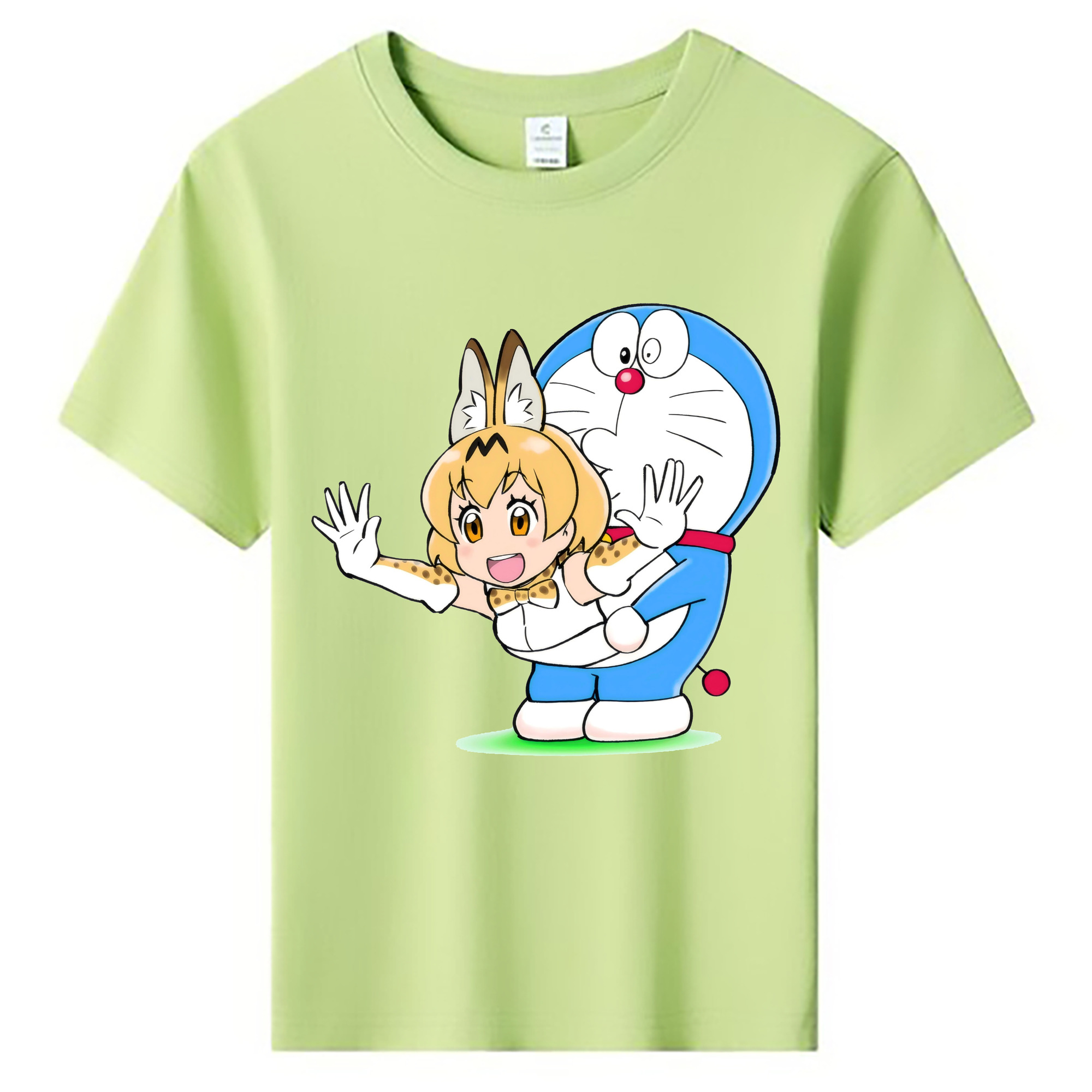 （画像用） ドラえもん Doraemon 綿100％キッズTシャツ（フロントプリント）